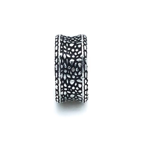 ANELLO UNISEX WALL PUNTINATA UNISEX ARGENTO 925 