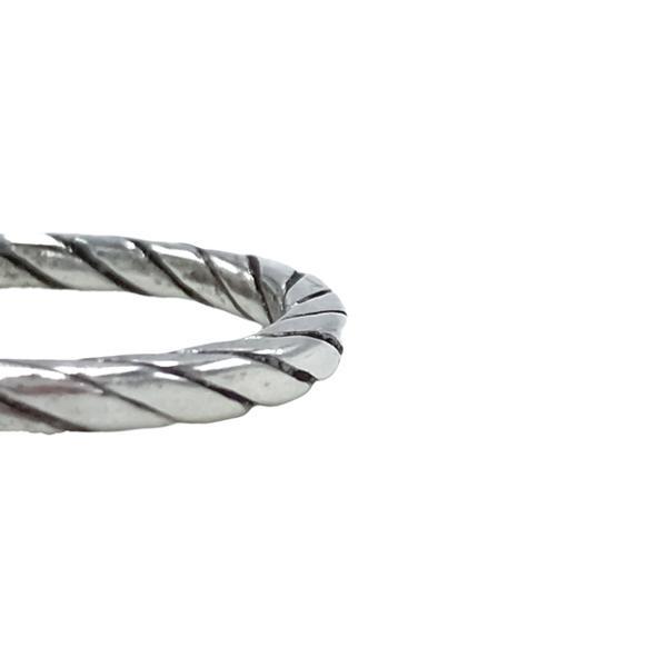 ANELLO FEDINA PROFILO SQUADRATO INTRECCIATO UNISEX ARGENTO 925 
