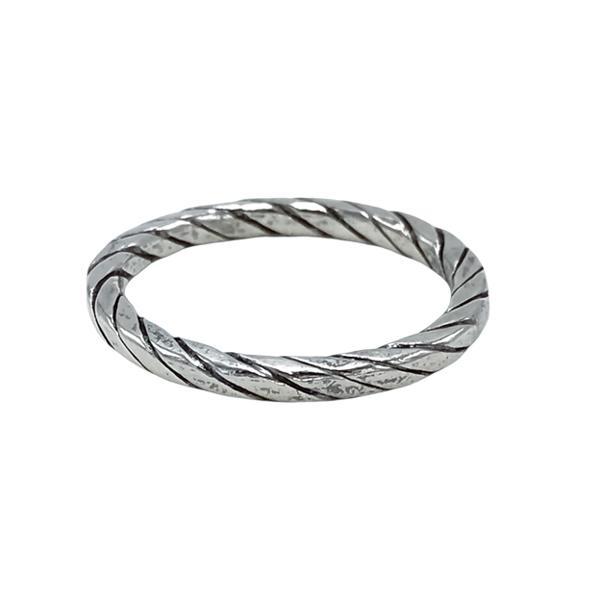ANELLO FEDINA PROFILO SQUADRATO INTRECCIATO UNISEX ARGENTO 925 