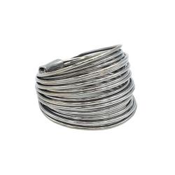 ANELLO FASCIA UN UNICO FILO AVVOLGENTE FILO DELLA VITA ARGENTO 925 