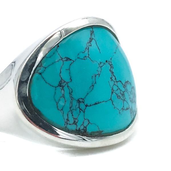 ANELLO CHEVALIER PIETRA NATURALE ELLITTICA ARGENTO 925
