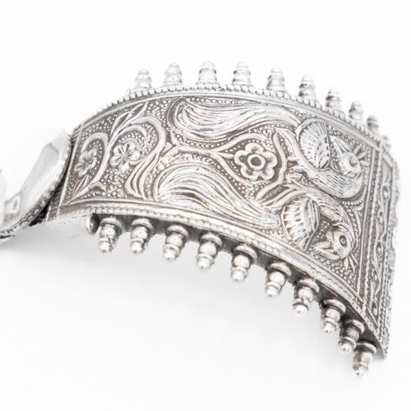 BRACCIALE RAJASTHAN SEMIRIGIDO PAVONI ARGENTO 925