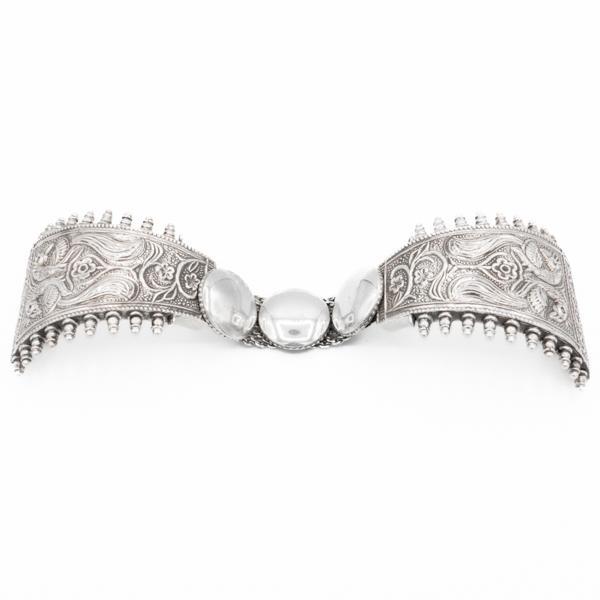 BRACCIALE RAJASTHAN SEMIRIGIDO PAVONI ARGENTO 925