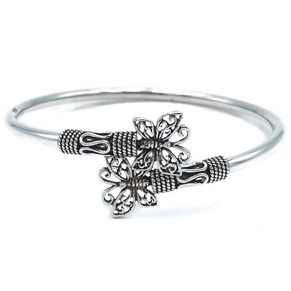BRACCIALE ETNIC CONTRARIE FARFALLE ARGENTO 925
