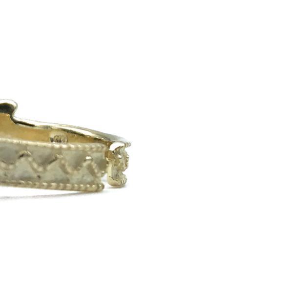 ANELLO FEDE SARDA REGOLABILE PUNTINATA ARGENTO 925