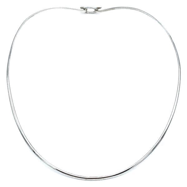 COLLANA CHOKER RIGIDO GIROCOLLO ARGENTO 925