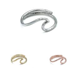 ANELLO WAVE ONDA REGOLABILE ARGENTO