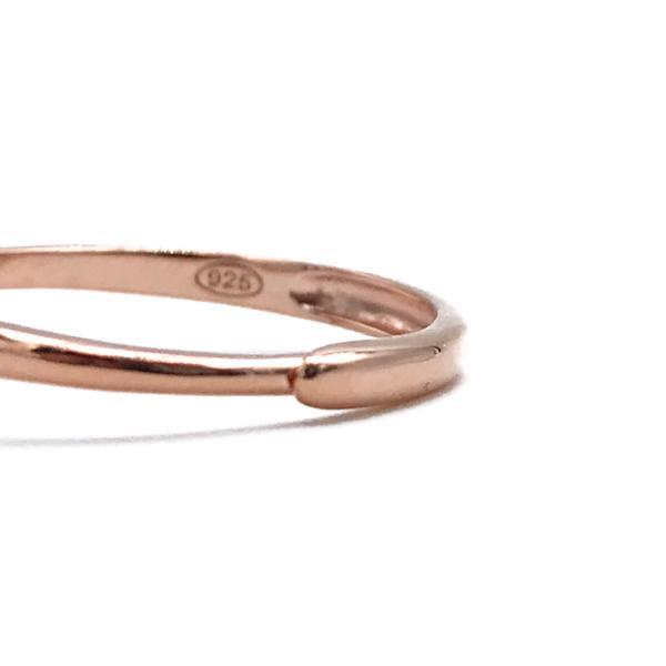 ANELLO MINIMAL LIGHTNING REGOLABILE  FULMINE ARGENTO 925 
