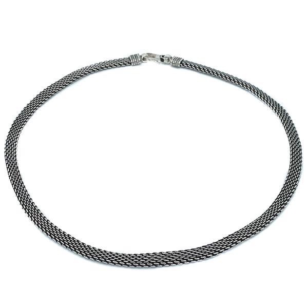 COLLANA UNISEX MAGLIA MILANO IN ARGENTO 925   