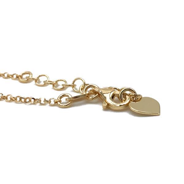 COLLANA LOVE CATENA ROLO CHARM PASSANTI CUORE ARGENTO 925