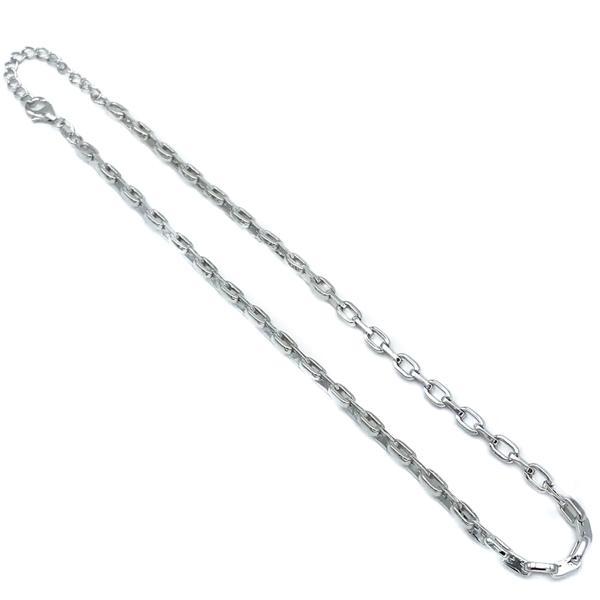 COLLANA CATENA FANTASIA CHOKER REGOLABILE ARGENTO 925