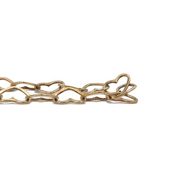 COLLANA REGOLABILE LOVE CATENA CUORI ARGENTO 925 