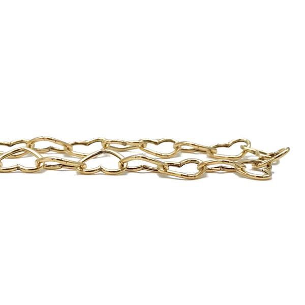 COLLANA REGOLABILE LOVE CATENA CUORI ARGENTO 925