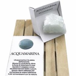 ACQUAMARINA ROUGH BOX PIETRA GREZZA NATURALE MISURA MEDIA