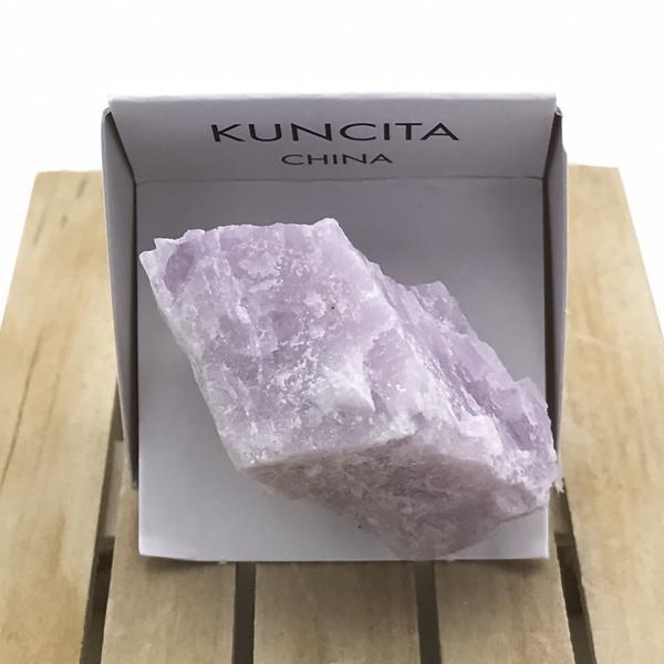 KUNZITE ROUGH BOX PIETRA GREZZA NATURALE MISURA MEDIA