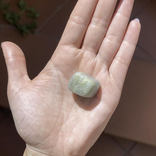 PIETRA NATURALE ACQUAMARINA BURATTATA TUMBLED CRISTALLOTERAPIA