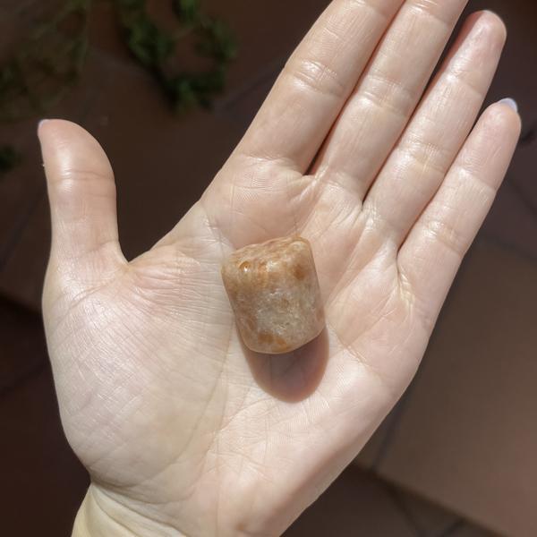 PIETRA NATURALE SUNSTONE BURATTATA TUMBLED CRISTALLOTERAPIA