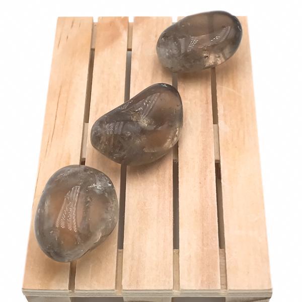 PIETRA NATURALE QUARZO FUME BURATTATA TUMBLED CRISTALLOTERAPIA