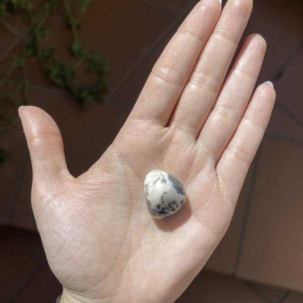 PIETRA NATURALE AGATA DENDRITICA BURATTATA TUMBLED CRISTALLOTERAPIA 