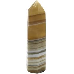 OBELISCO CALCITE ARANCIONE TORRE PIETRA LEVIGATA NATURALE CRISTALLOTERAPIA