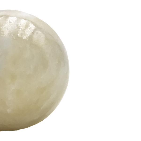 SFERA CALCITE GIALLA PIETRA LEVIGATA NATURALE CRISTALLOTERAPIA