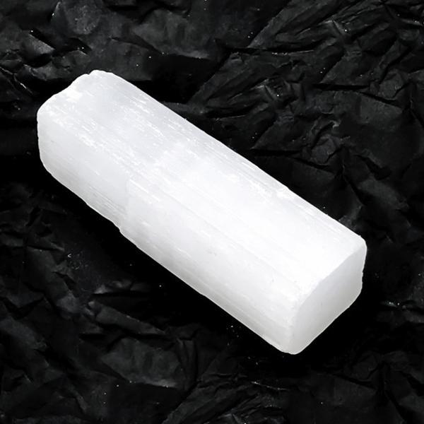 BACCHETTA SELENITE PIETRA GREZZA NATURALE CRISTALLOTERAPIA 