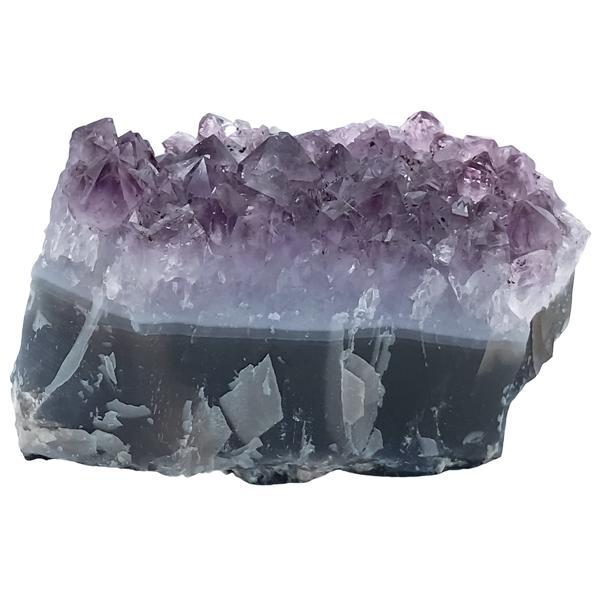 DRUSA AMETISTA PIETRA GREZZA CLUSTER CIRCA 620 GRAMMI 