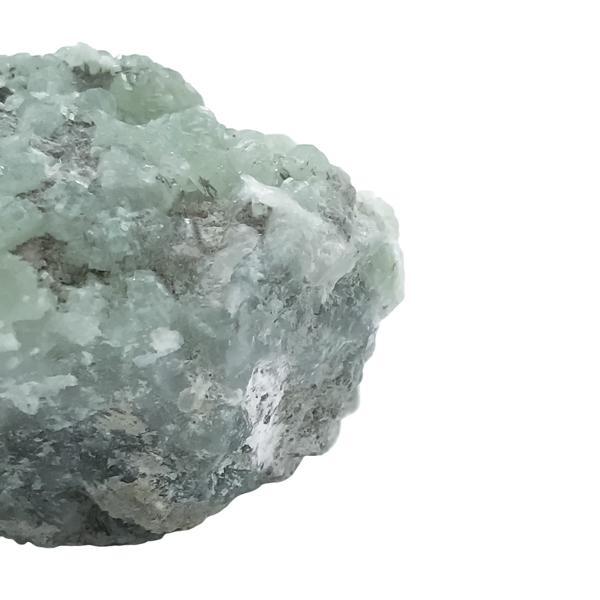 DRUSA PREHNITE PIETRA GREZZA CLUSTER CIRCA 150-165 GRAMMI 