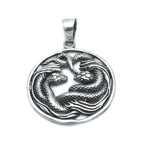 CIONDOLO PENDENTE CHARM SERPENTE ARGENTO 925 