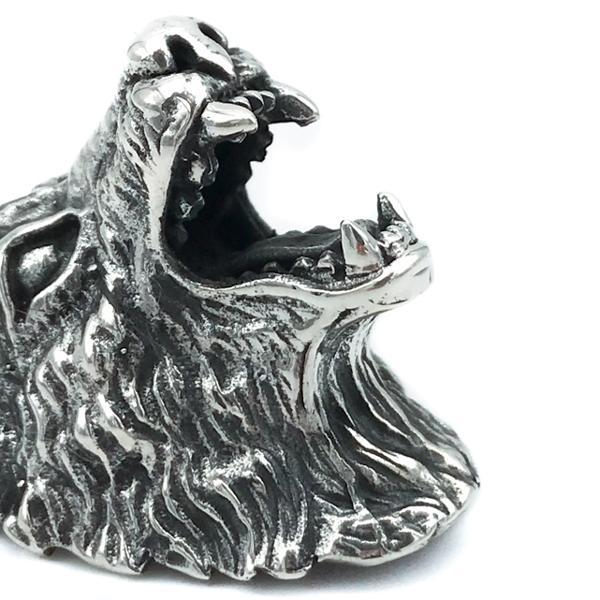 CIONDOLO PENDENTE CHARM LUPO ARGENTO 925