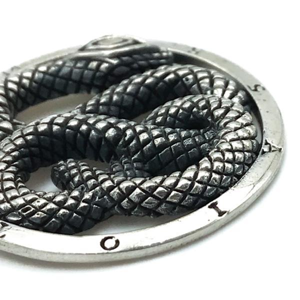 CIONDOLO PENDENTE SERPENTE ARGENTO 925 