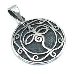 CIONDOLO PENDENTE CHARM OCCHIO BUDDHA ARGENTO 925