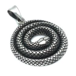 CIONDOLO PENDENTE CHARM SERPENTE ARGENTO 925