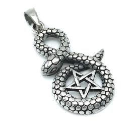 CIONDOLO PENDENTE CHARM SERPENTE ARGENTO 925
