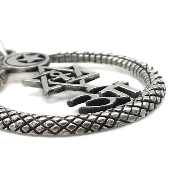 CIONDOLO PENDENTE CHARM UROBORO ARGENTO 925