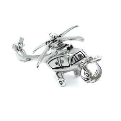 CIONDOLO PENDENTE CHARM ELICOTTERO ARGENTO 925