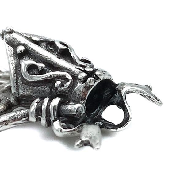 CIONDOLO PENDENTE CHARM MITRA DI SAN GENNARO ARGENTO 925