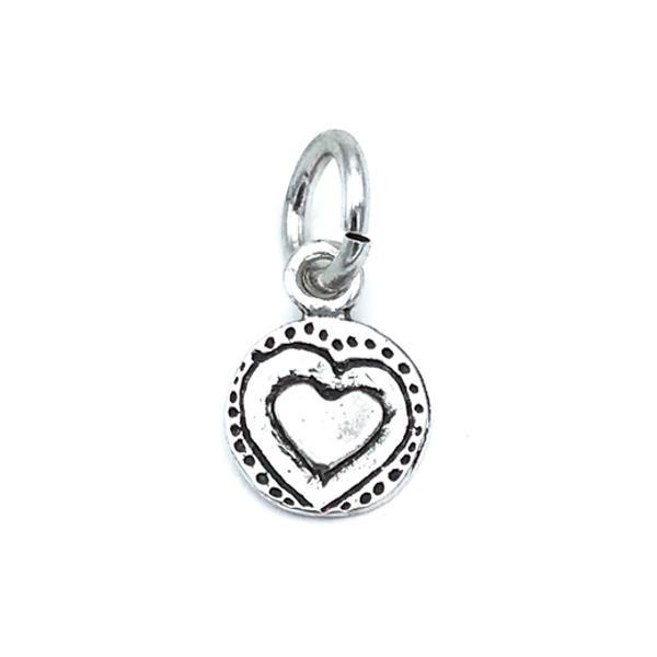 CIONDOLO PENDENTE CHARM CUORE ARGENTO 925