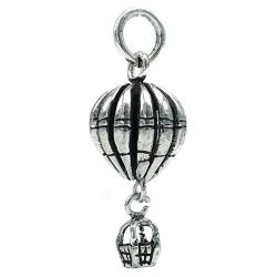 CIONDOLO PENDENTE CHARM MONGOLFIERA ARGENTO 925