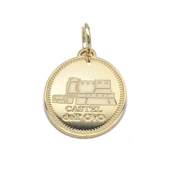 CIONDOLO PENDENTE CHARM CASTEL DELL OVO NAPOLI ARGENTO 925