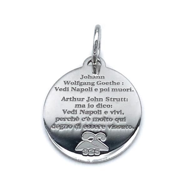 CIONDOLO PENDENTE CHARM DUOMO DI NAPOLI ARGENTO 925