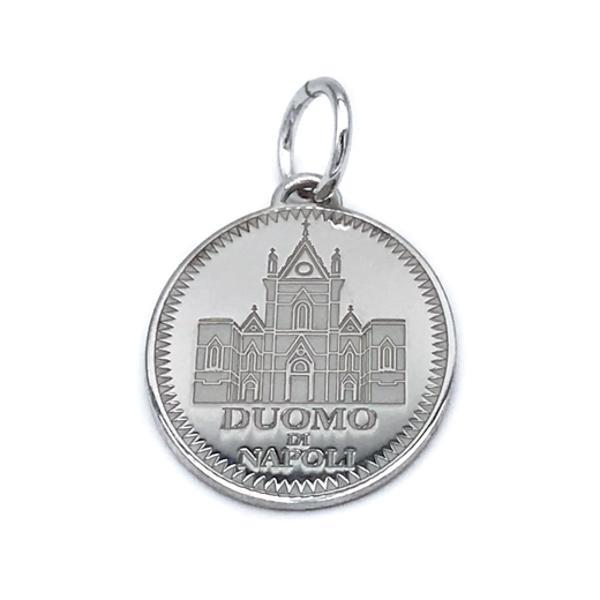 CIONDOLO PENDENTE CHARM DUOMO DI NAPOLI ARGENTO 925