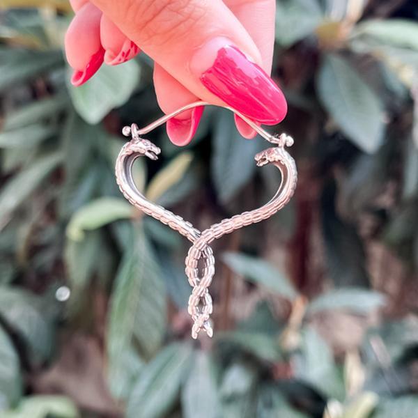 CIONDOLO PENDENTE UNISEX COBRA INTRECCIATI ARGENTO 925