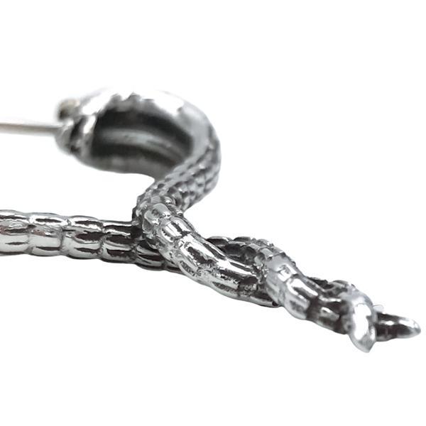 CIONDOLO PENDENTE UNISEX COBRA INTRECCIATI ARGENTO 925