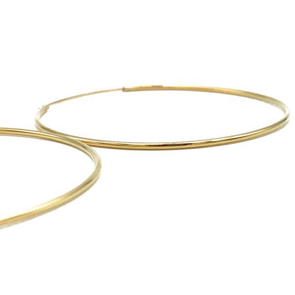 ORECCHINI MINIMAL CERCHIO ARGENTO 925 