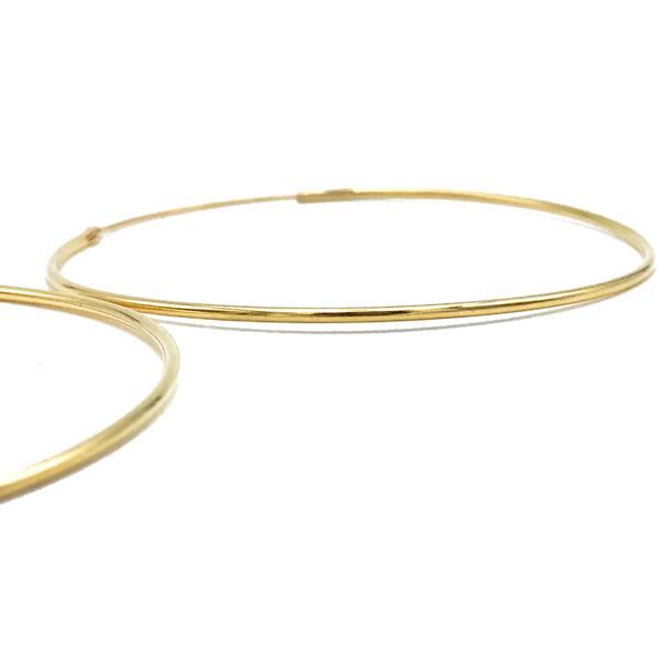 ORECCHINI MINIMAL CERCHIO ARGENTO 925