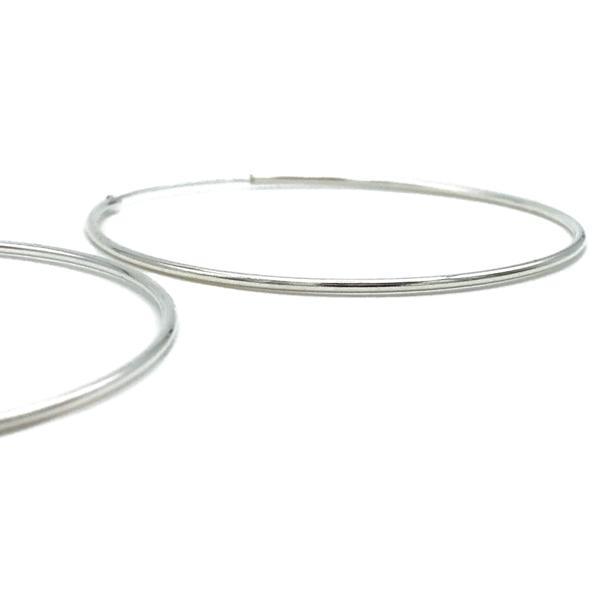 ORECCHINI MINIMAL CERCHIO ARGENTO 925 