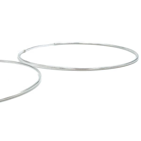 ORECCHINI MINIMAL CERCHIO ARGENTO 925