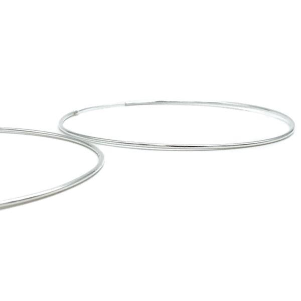 ORECCHINI MINIMAL CERCHIO ARGENTO 925