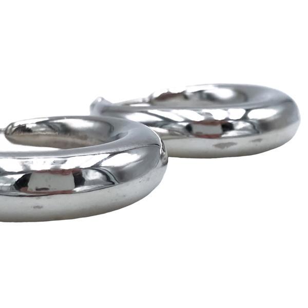 ORECCHINI ROCK CHIC CERCHIO BIG BOMBATI ARGENTO 925